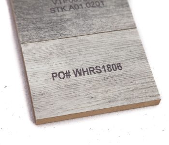 wood with part number