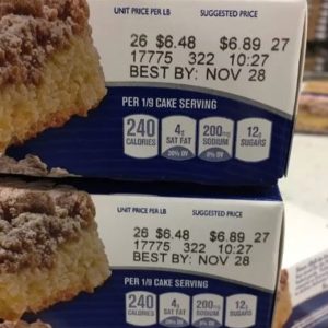 printing on cardboard box, expiration